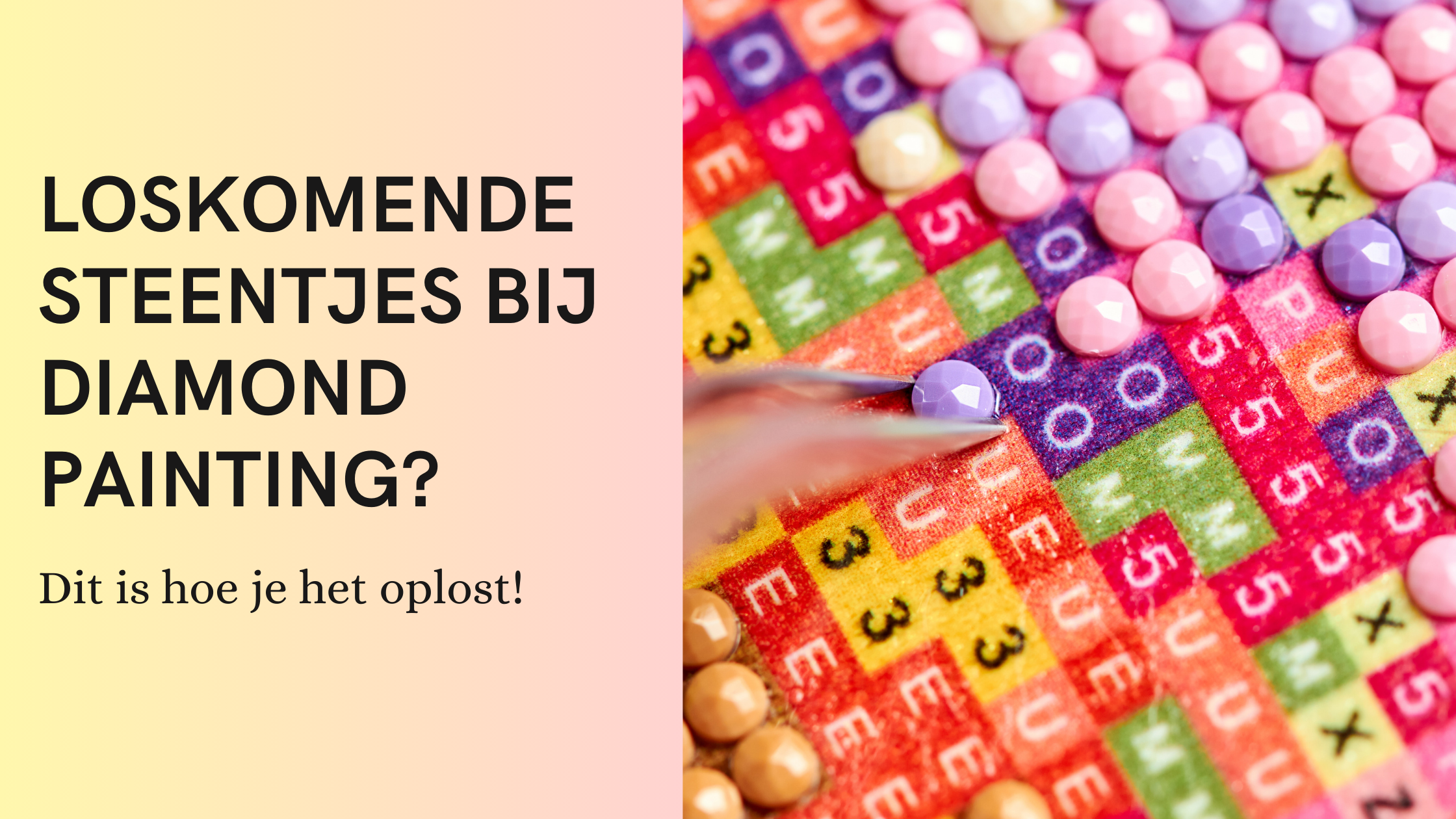 Loskomende-steentjes-bij-Diamond-Painting-Dit-is-hoe-je-het-oplost Diamond Painting Planet