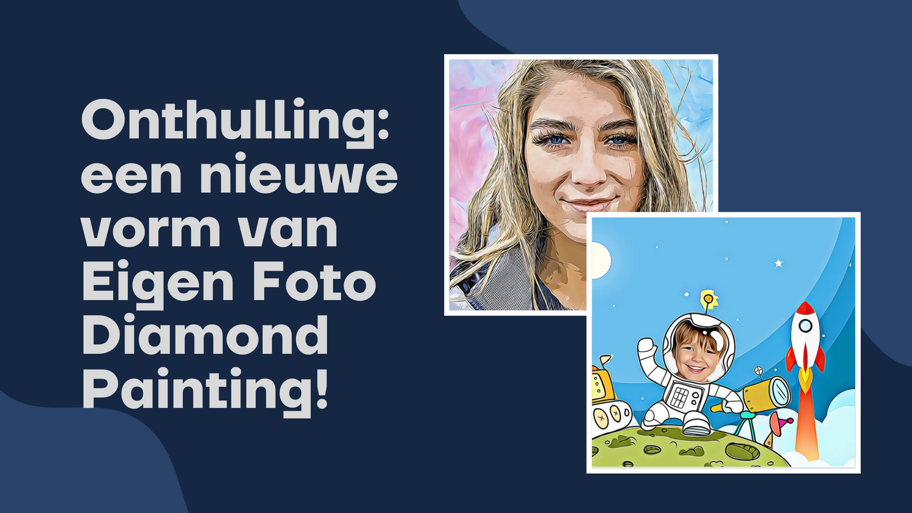 Onthulling: een nieuwe vorm van Eigen Foto Diamond Painting! Diamond Painting Planet
