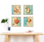 Schelpen - 4 luik Diamond Painting Planet