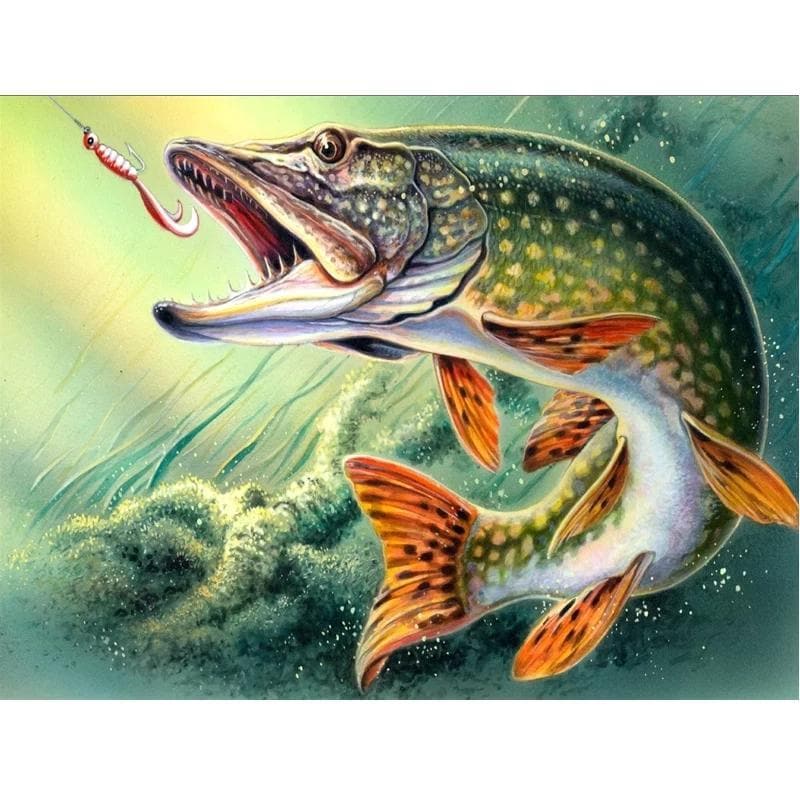 Snoek Diamond Painting Planet