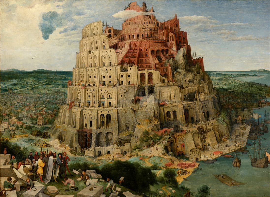 Pieter Brueghel de Oude - Toren van Babel Diamond Painting Planet