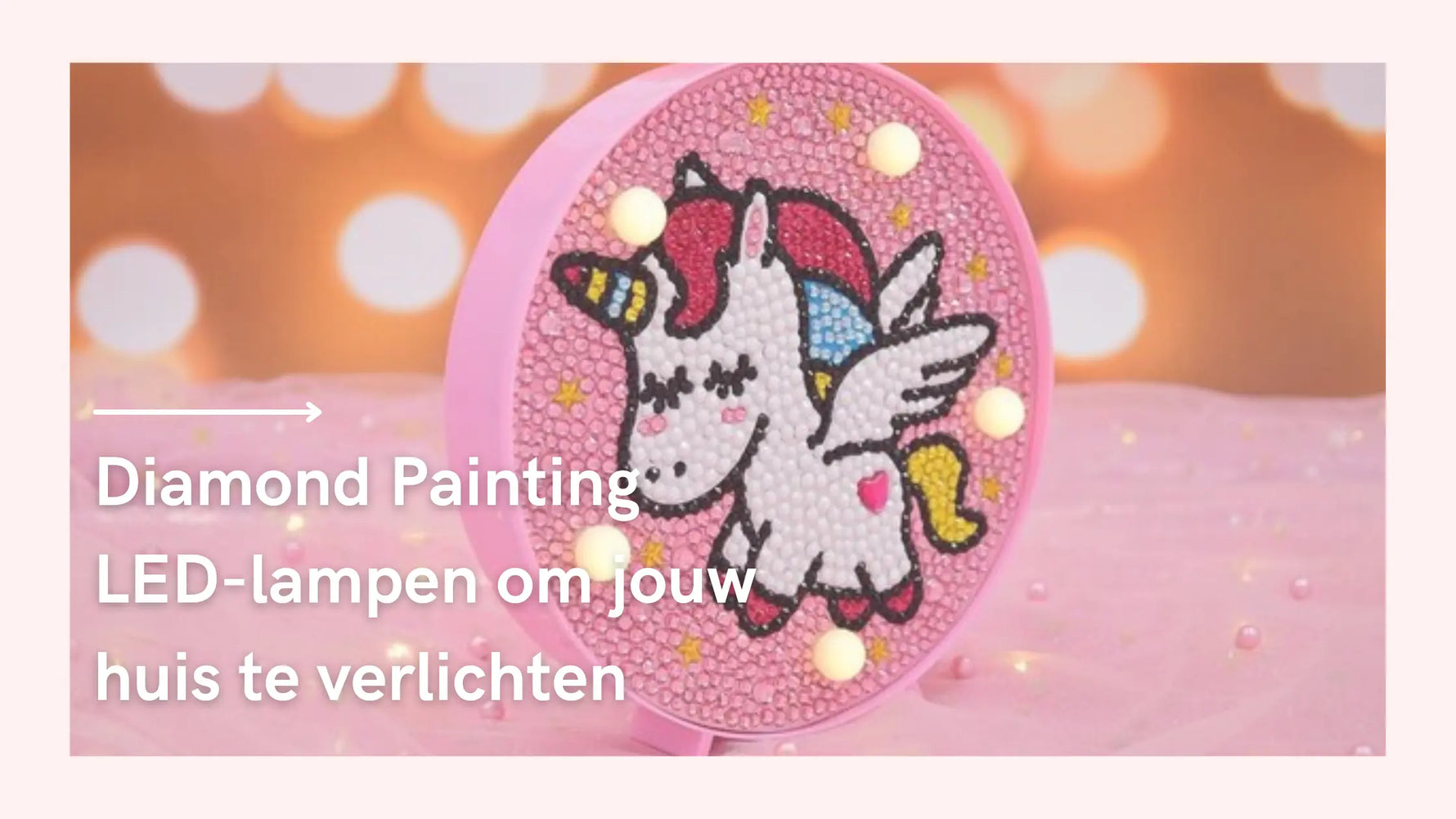 Diamond Painting LED-lampen om jouw huis te verlichten Diamond Painting Planet