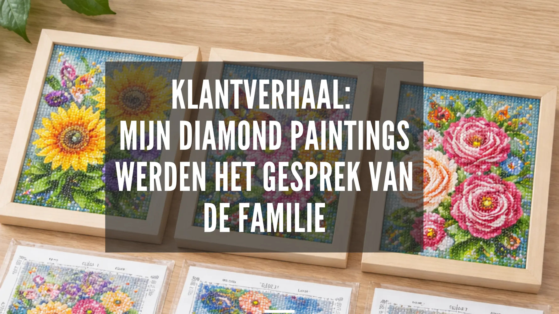 Klantverhaal: Mijn Diamond Paintings werden het gesprek van de familie Diamond Painting Planet