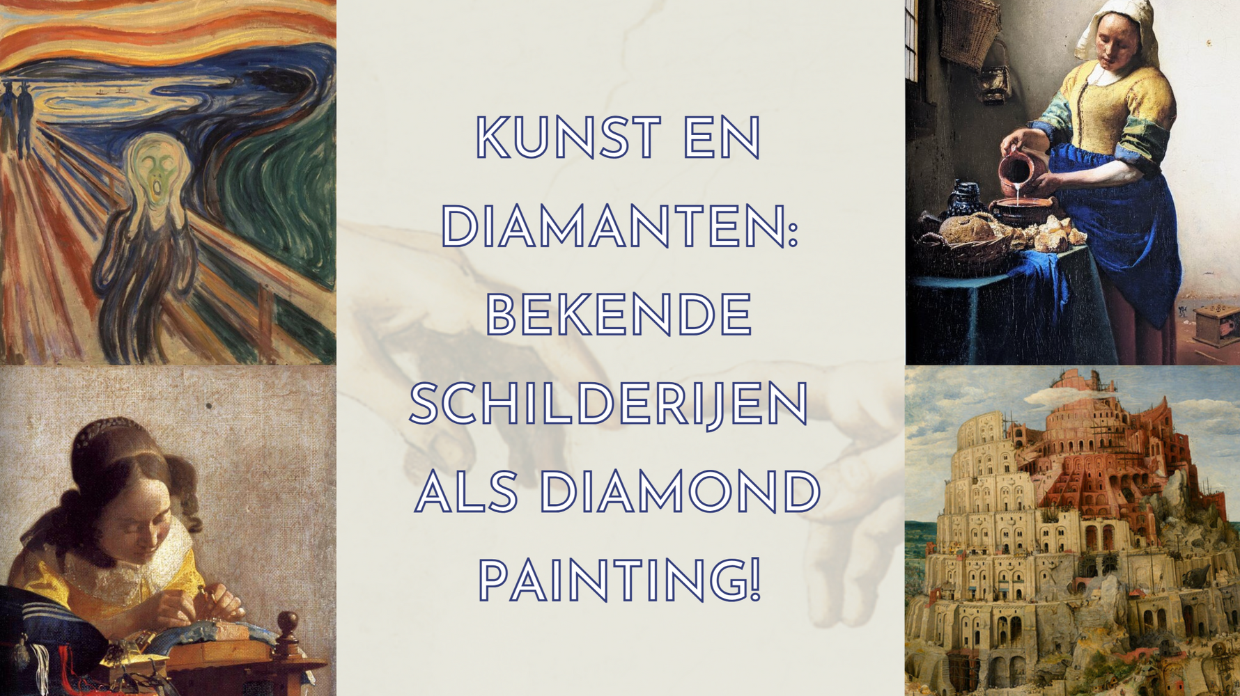 Kunst en diamanten: bekende schilderijen als Diamond Painting! Diamond Painting Planet