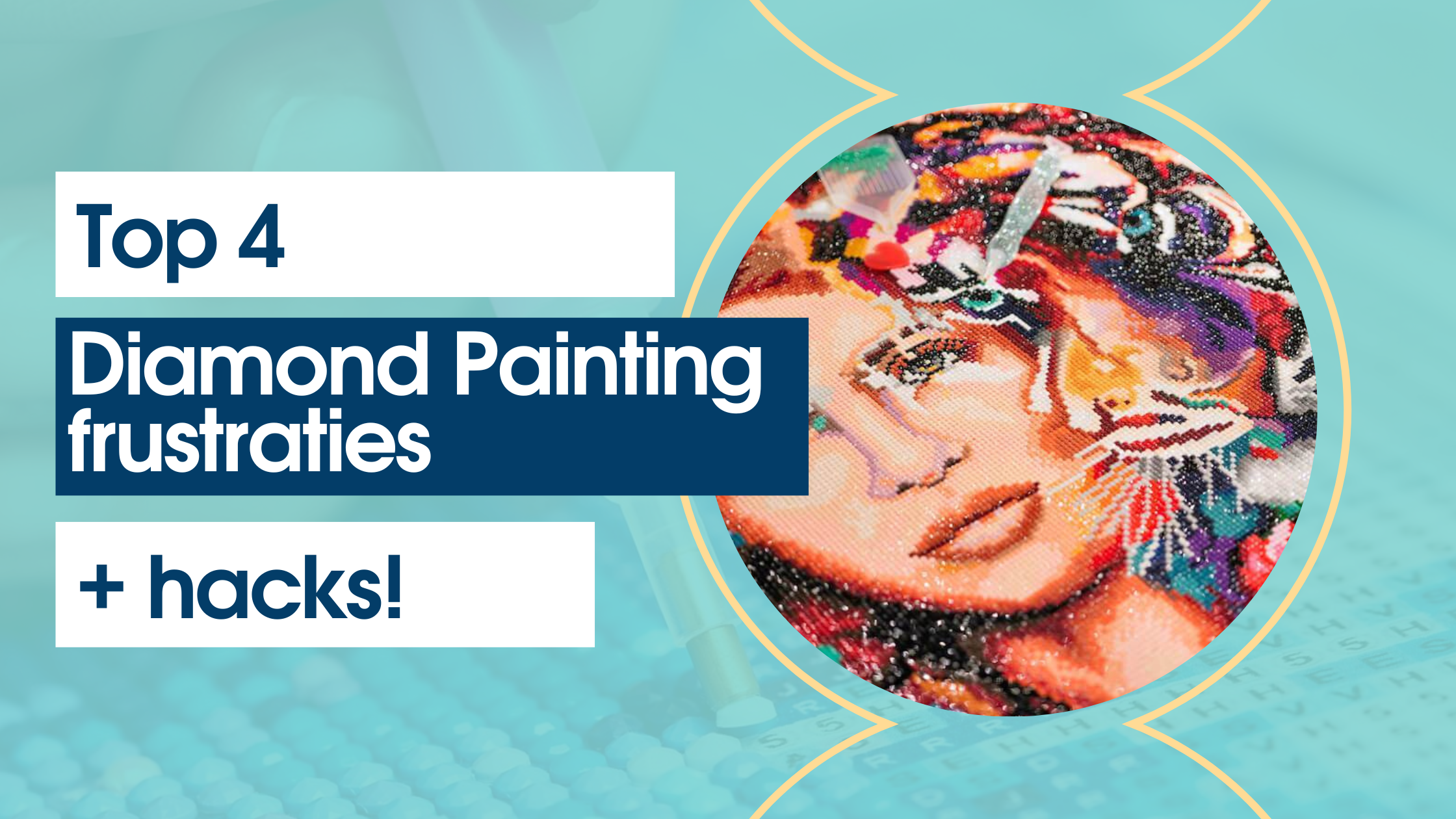 Top 4 Diamond Painting frustraties + hacks! Diamond Painting Planet