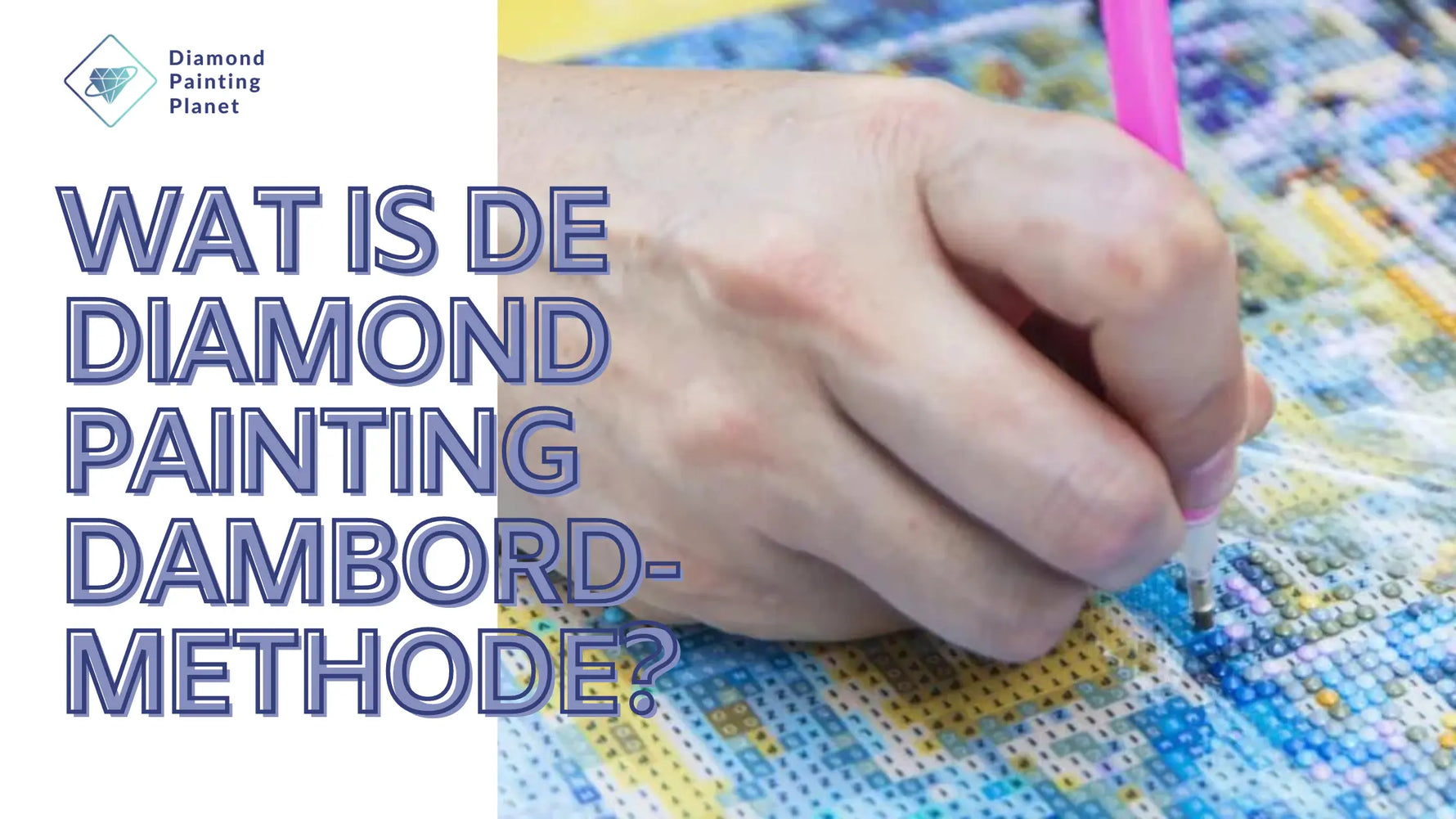 Wat is de Diamond Painting dambordmethode? Diamond Painting Planet