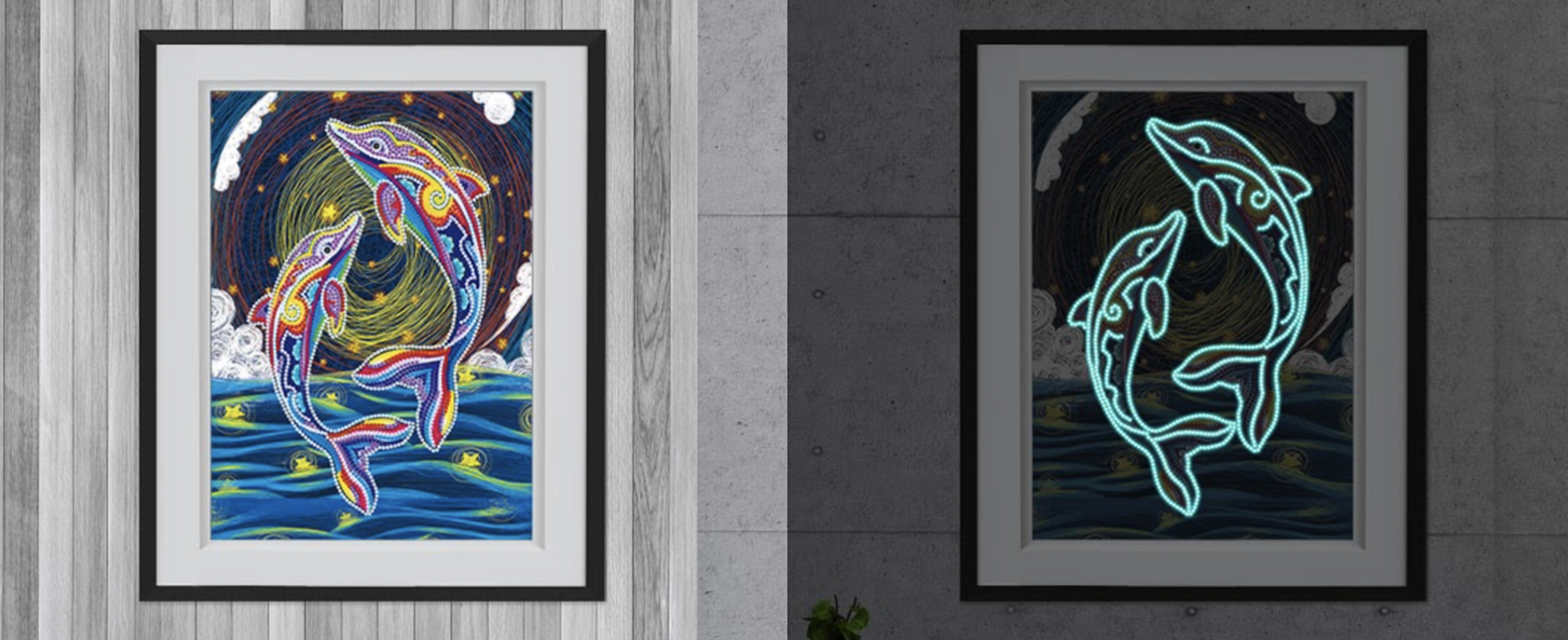 glow in the dark diamond paintings