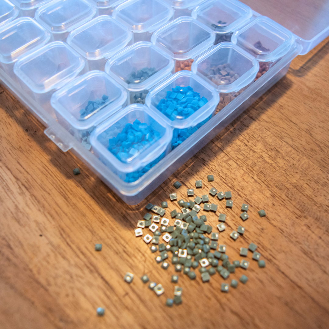 28-delige opbergdoos (Morgen in huis) Diamond Painting Planet