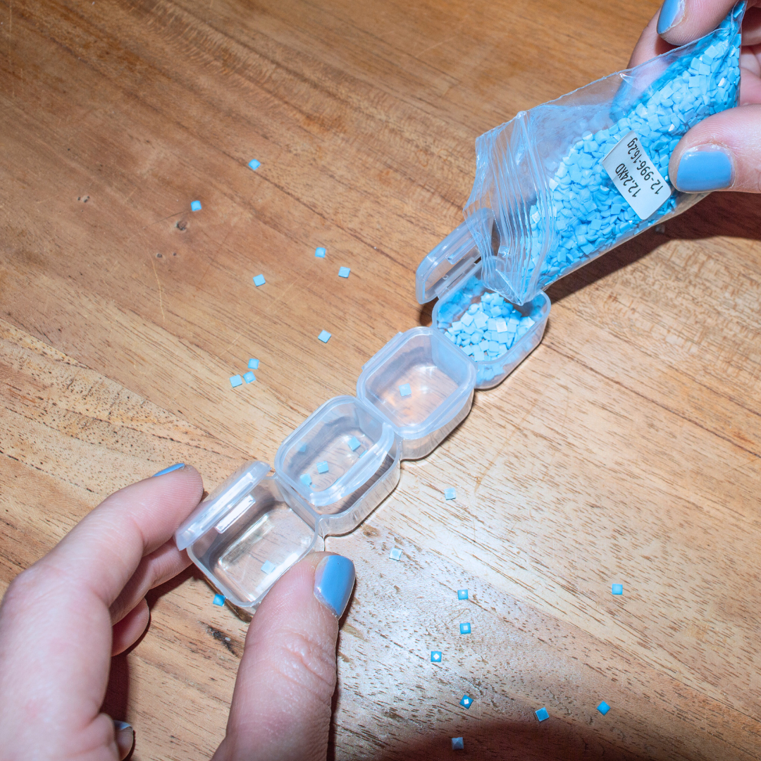 28-delige opbergdoos (Morgen in huis) Diamond Painting Planet