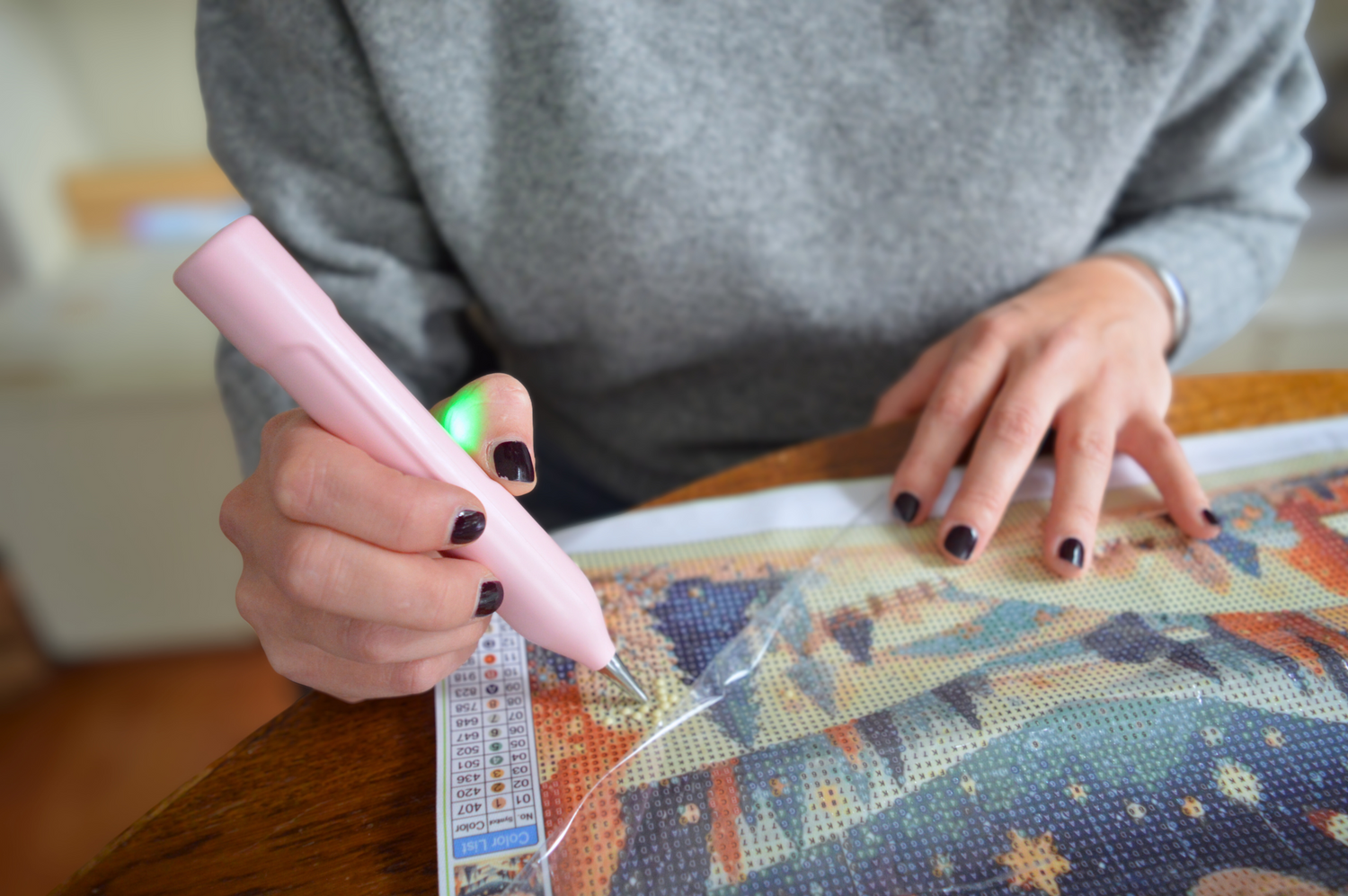 Elektrische Diamond Painting Pen (Morgen in huis) Diamond Painting Planet