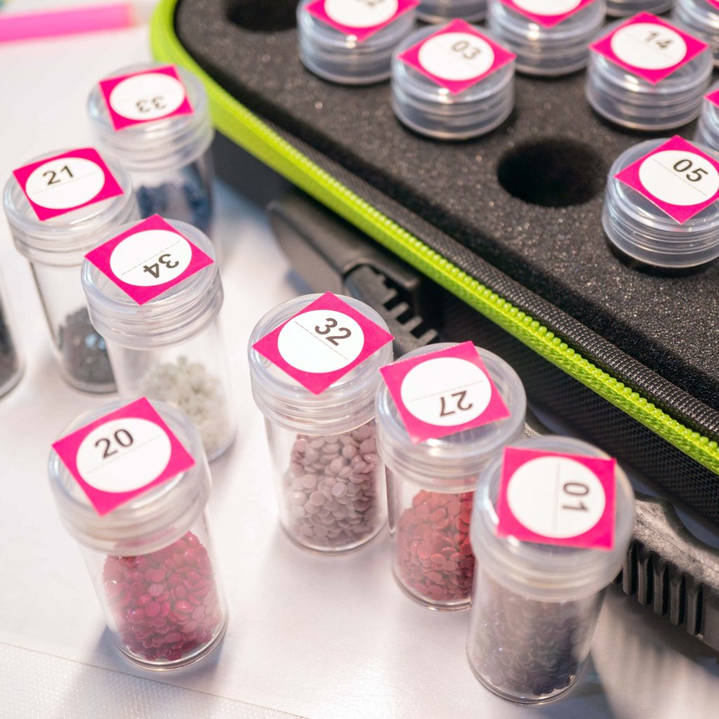 Opbergkoffer (Morgen in huis) Diamond Painting Planet