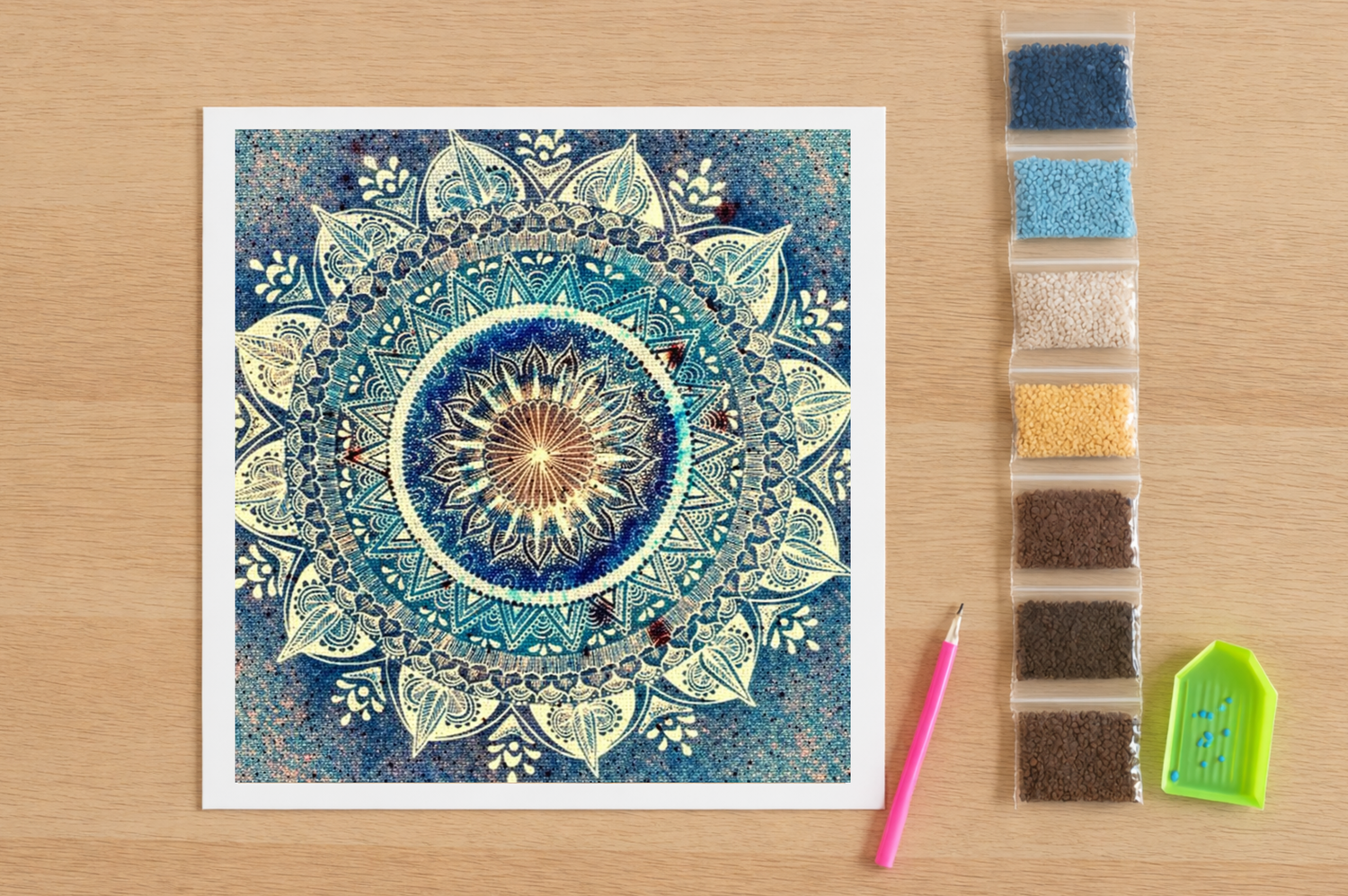 Mandala Diamond Painting Planet