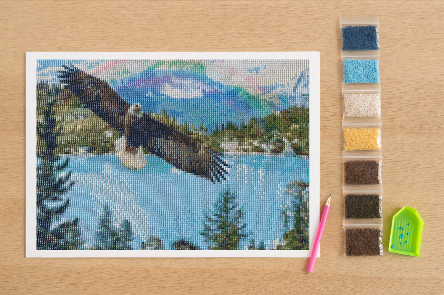 Amerikaanse zeearend Diamond Painting Planet