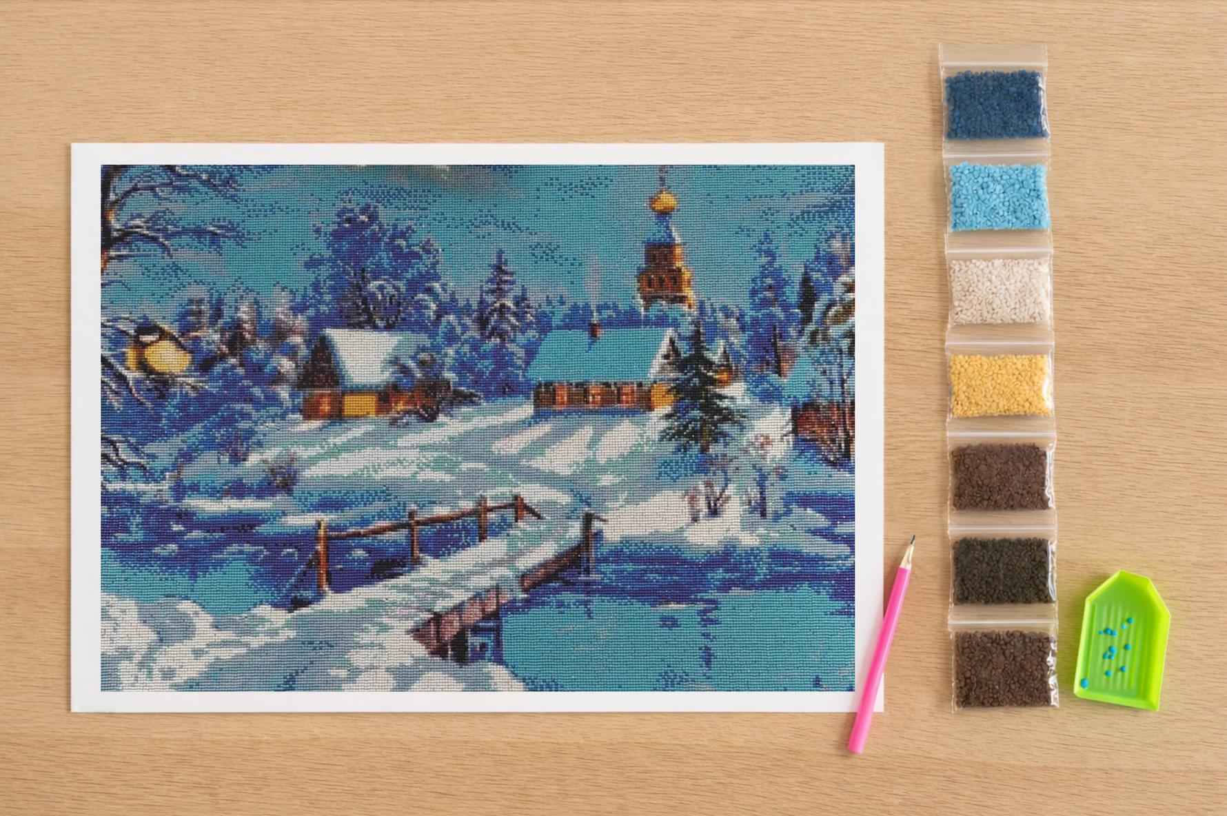 Winter landschap Diamond Painting Planet