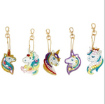 Creatieve en glimmende sleutelhangers Diamond Painting Planet