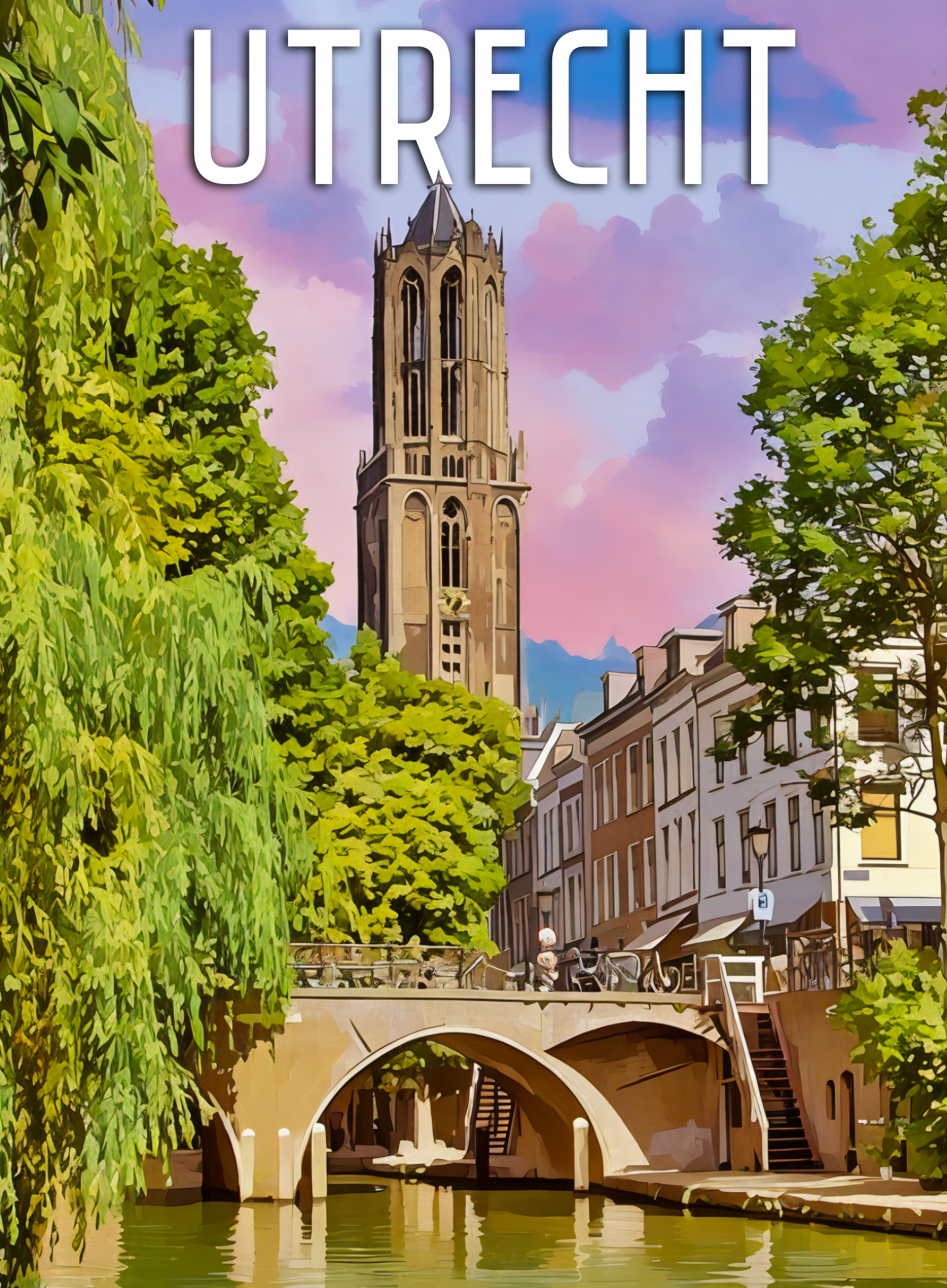 Utrecht met Domtoren Diamond Painting Planet