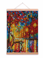 Magnetische lijsten (Morgen in huis) Diamond Painting Planet