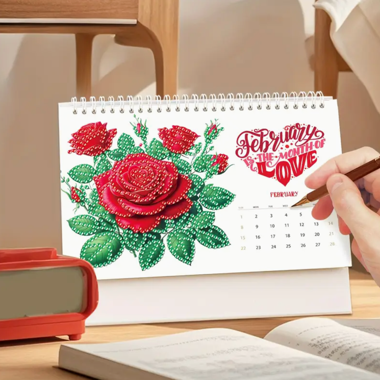 📅✨ Diamond Painting Bureaukalender 2026 ✨📅 Diamond Painting Planet