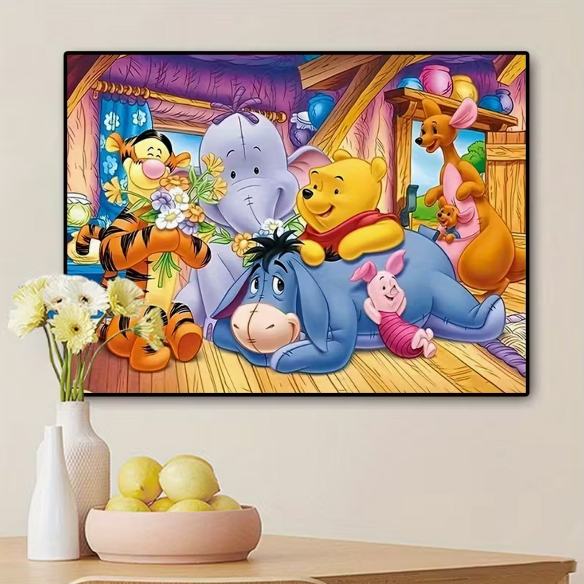 Vrolijke Vrienden van het Honderd Bunderbos Diamond Painting Planet