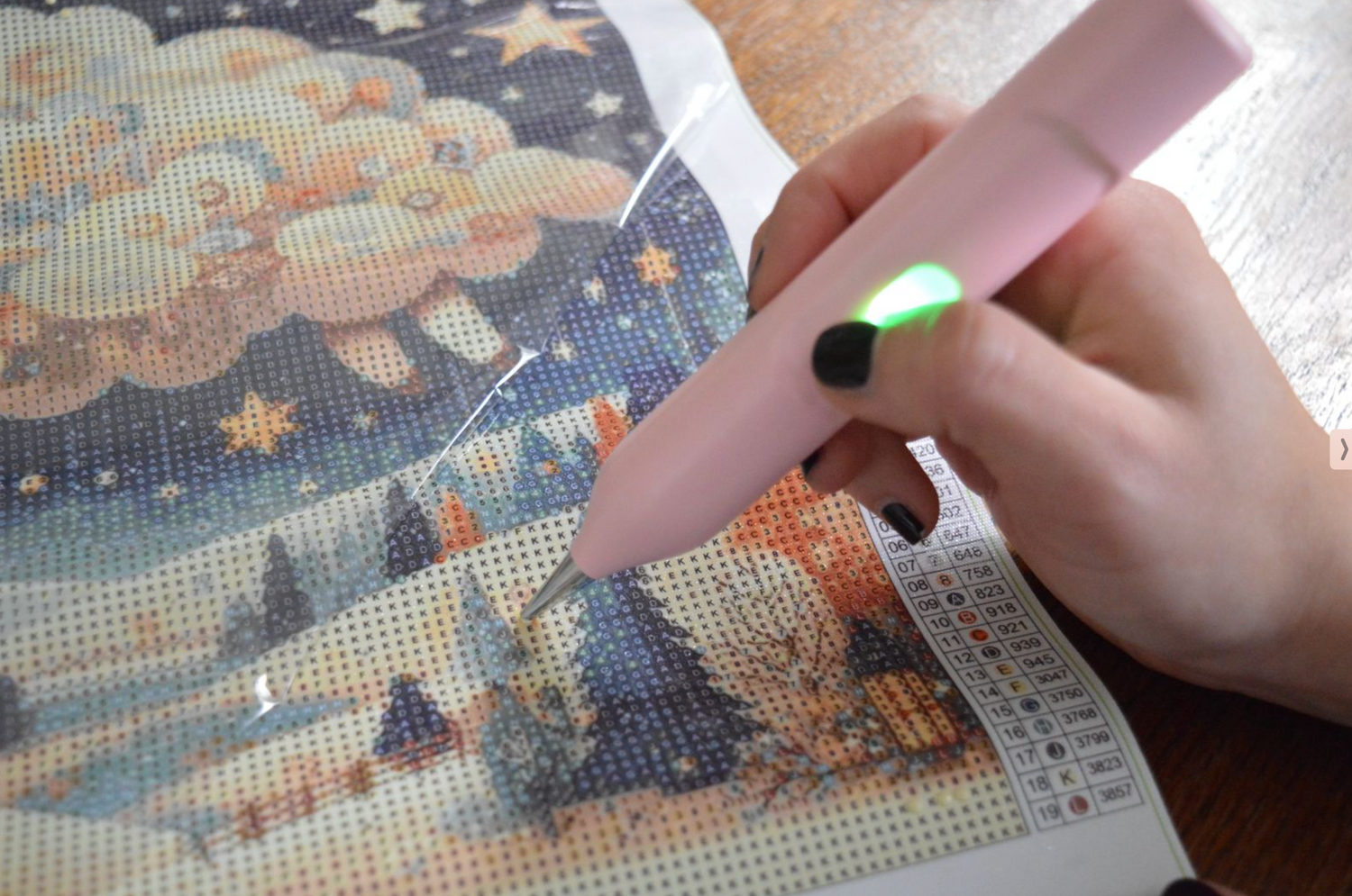 Elektrische Diamond Painting Pen (Morgen in huis) Diamond Painting Planet