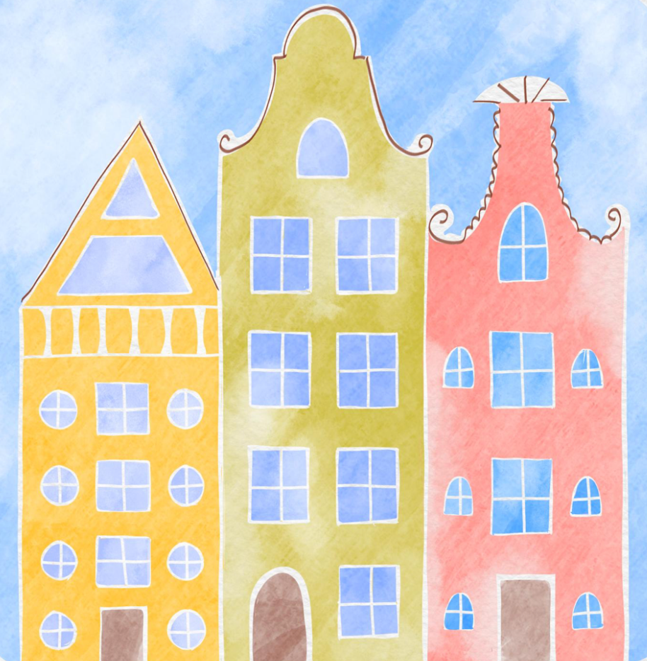 Proefpakket - Grachtenhuizen Diamond Painting Planet