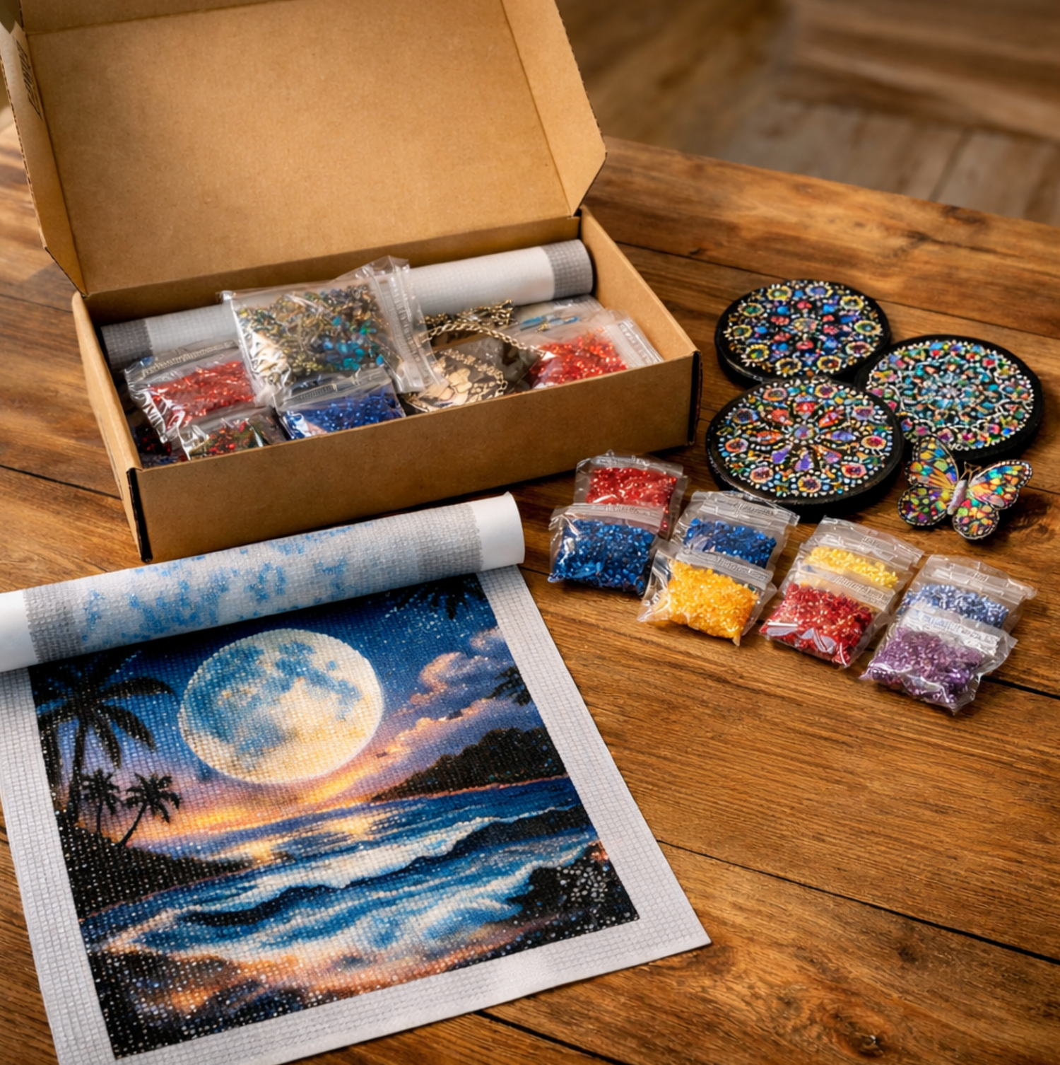 Diamond Painting Mystery Box (Morgen in huis) Diamond Painting Planet