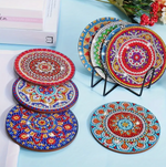 Mandala onderzetters (Morgen in huis) Diamond Painting Planet