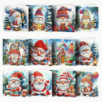 Kerstkaarten (Morgen in huis) Diamond Painting Planet