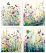 Betoverende Wilde Bloemen 25x35cm (Morgen in huis) Diamond Painting Planet