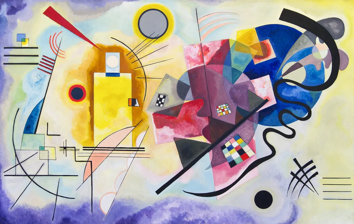 Wassily Kandinsky - Geel, Rood, Blauw Diamond Painting Planet