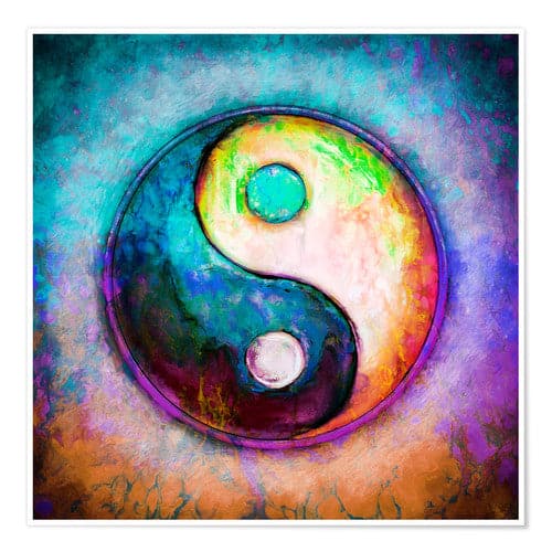 Yin en Yang Diamond Painting Planet