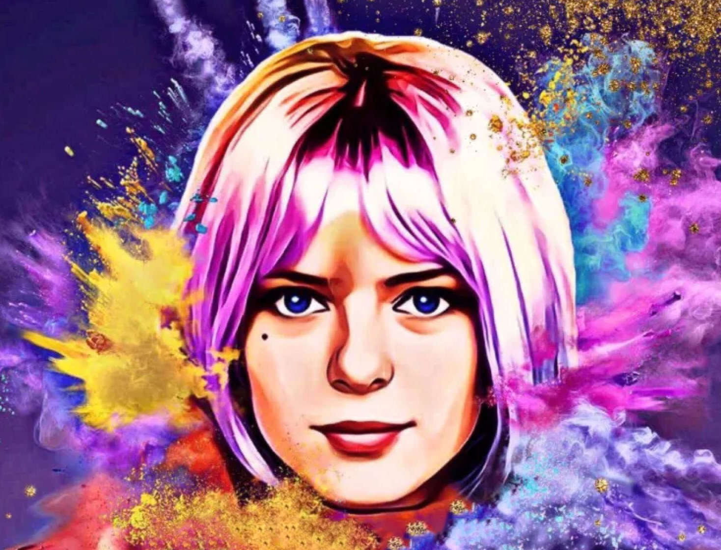 1965 - France Gall Diamond Painting Planet