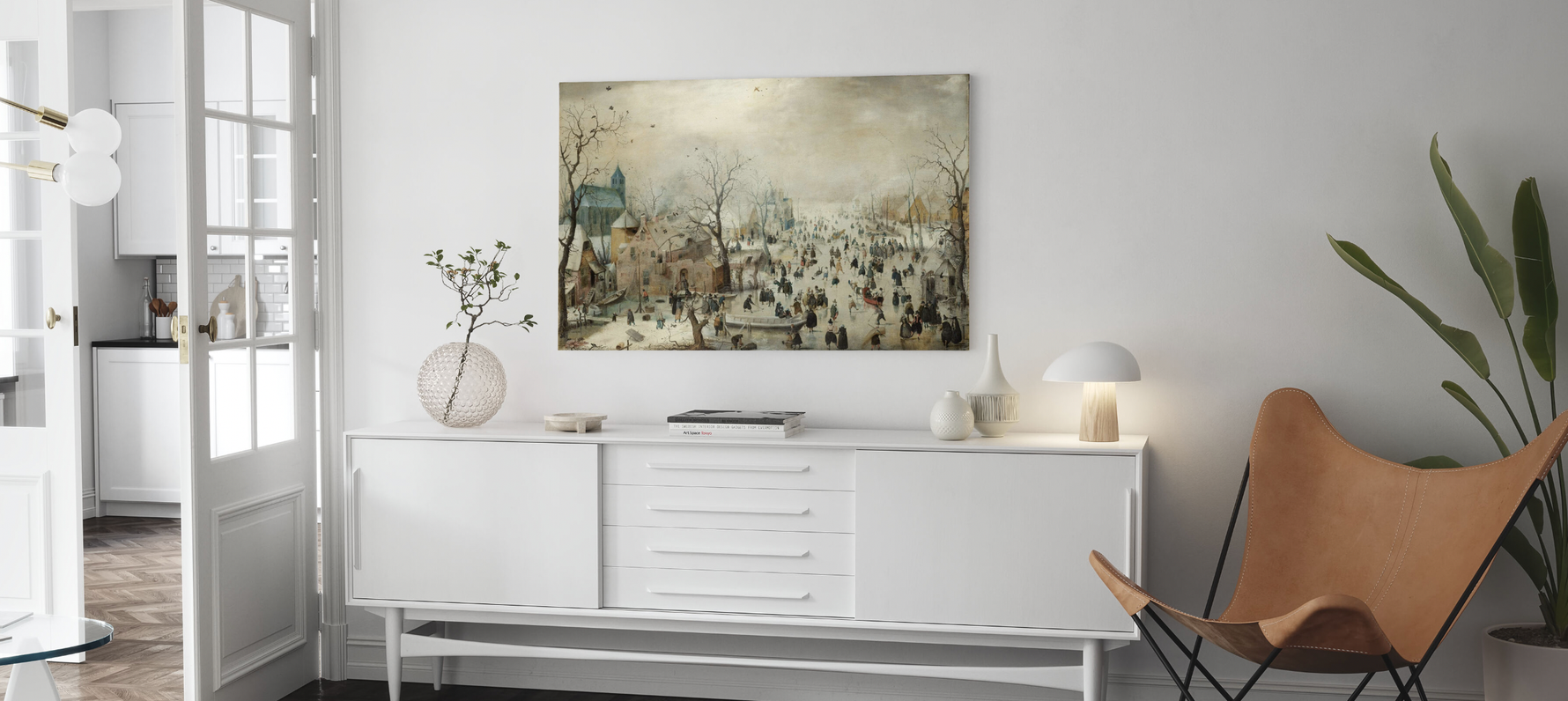 Oud Holland winterlandschap Diamond Painting Planet