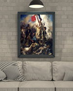 Delacroix - De vrijheid leid het volk Diamond Painting Planet