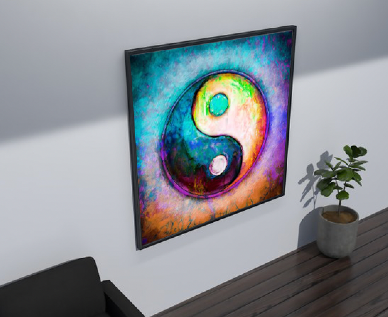 Yin en Yang Diamond Painting Planet