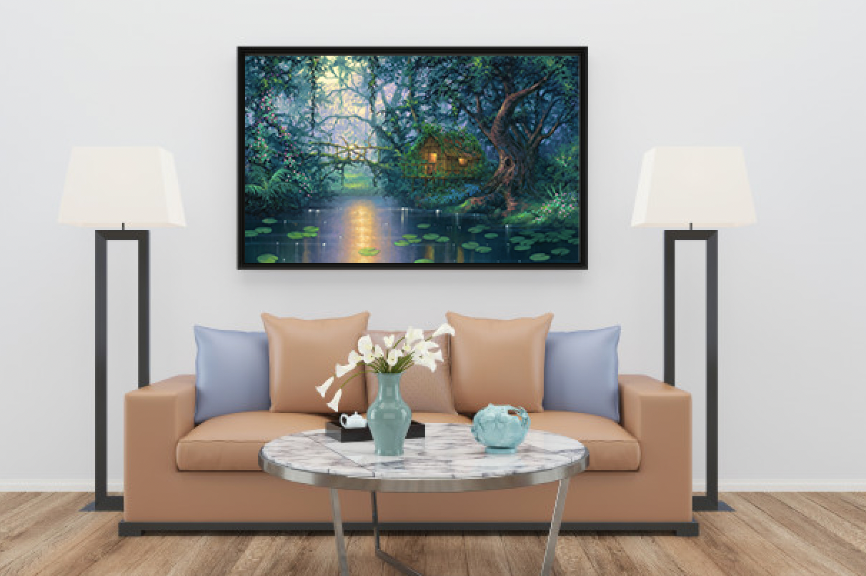 Huisje in jungle Diamond Painting Planet