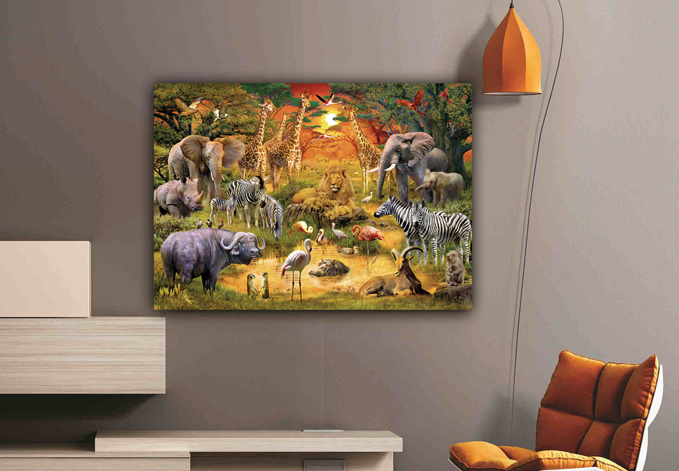 Afrika Diamond Painting Planet