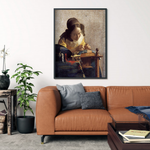 Johannes Vermeer - Kantwerkster EXTRA GROOT (Morgen in huis) Diamond Painting Planet