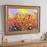 Kleurrijke bloemen Diamond Painting Planet