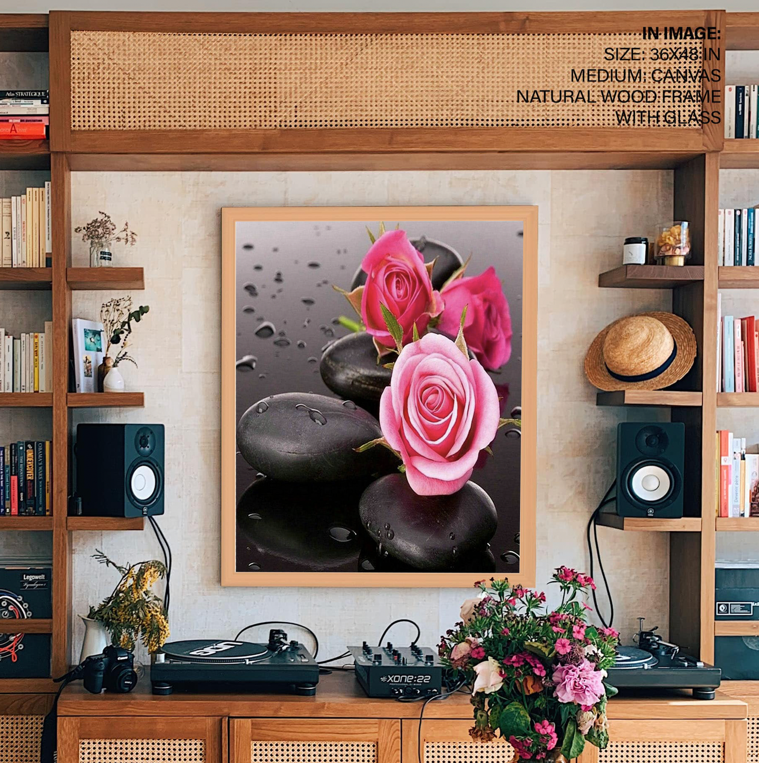 Zen roos Diamond Painting Planet