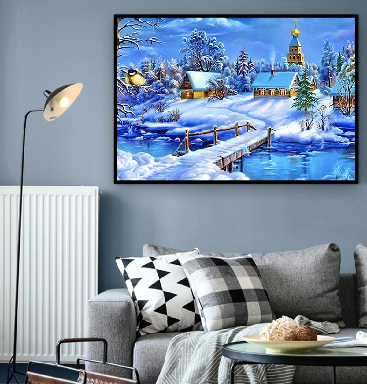 Winter landschap Diamond Painting Planet