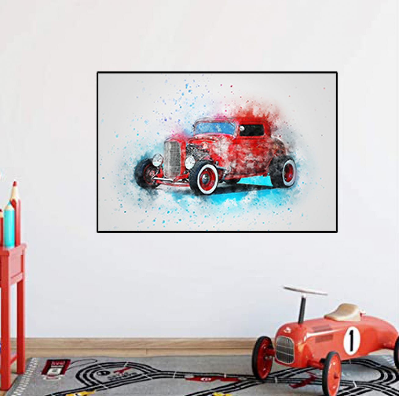 Oldtimer Diamond Painting Planet