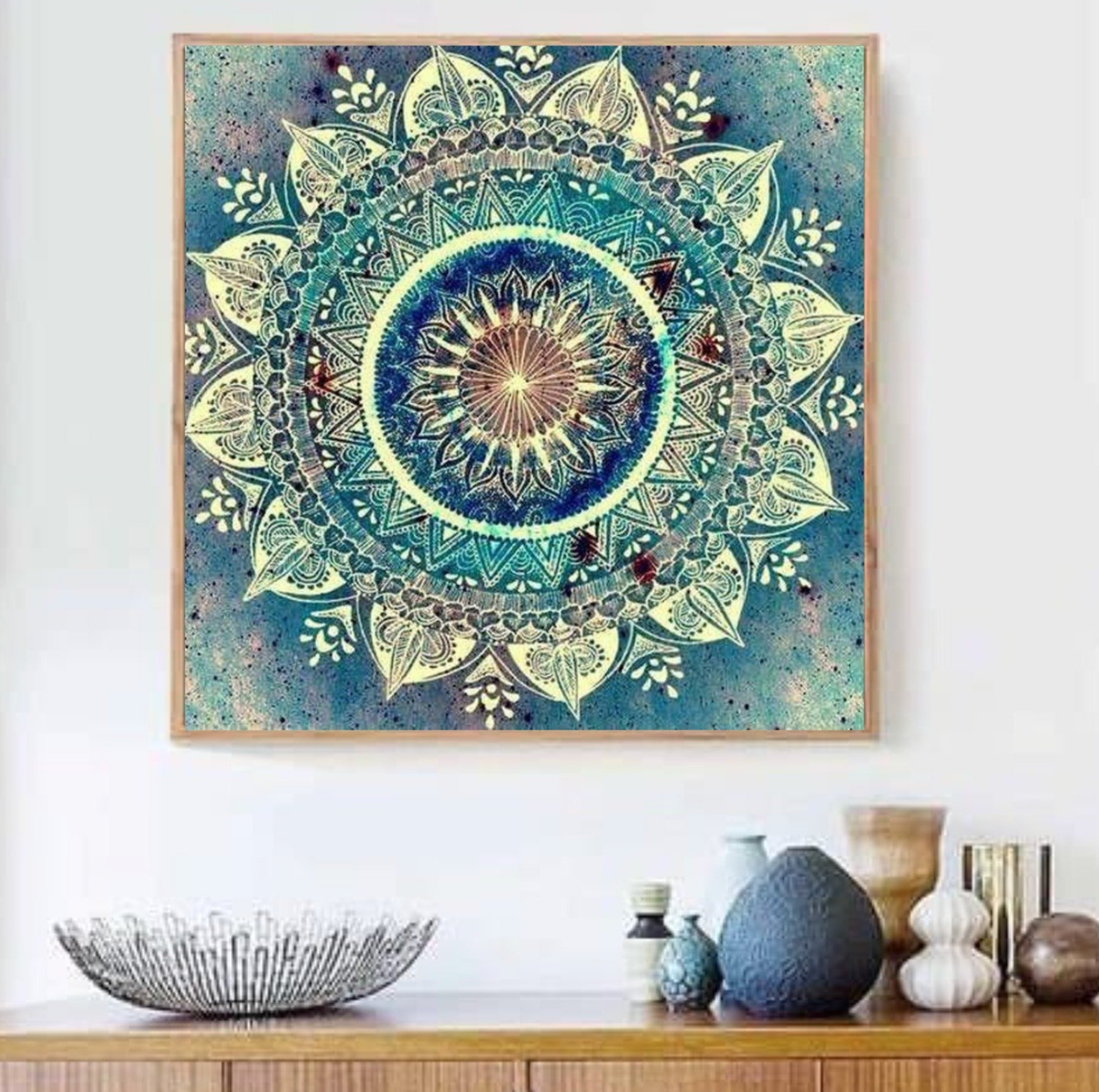 Mandala Diamond Painting Planet