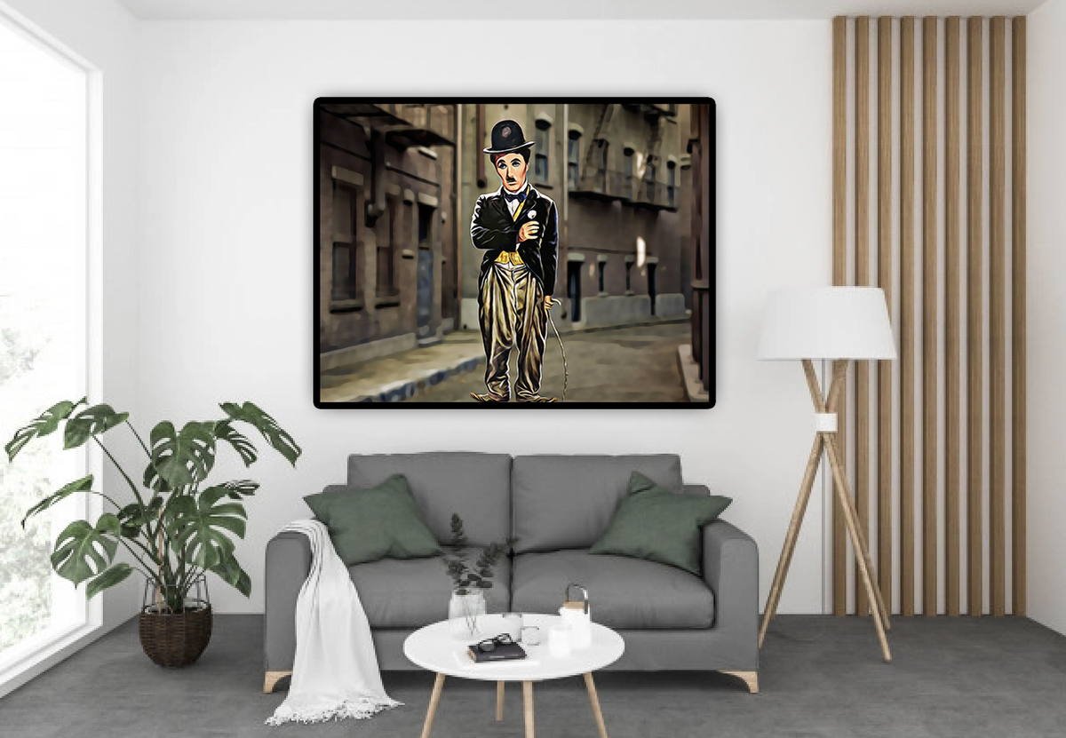 Charlie Chaplin Diamond Painting Planet