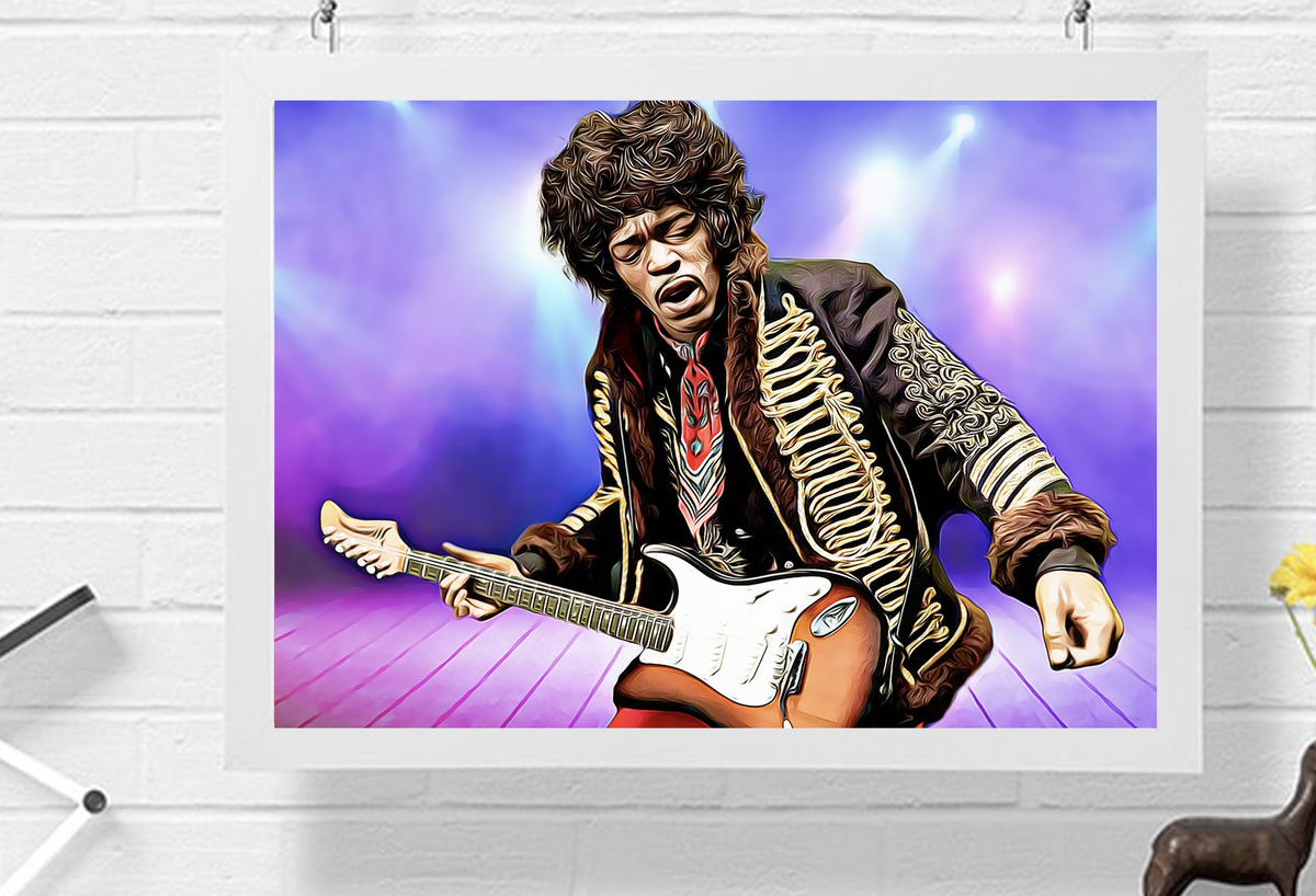 Jimi Hendrix Diamond Painting Planet