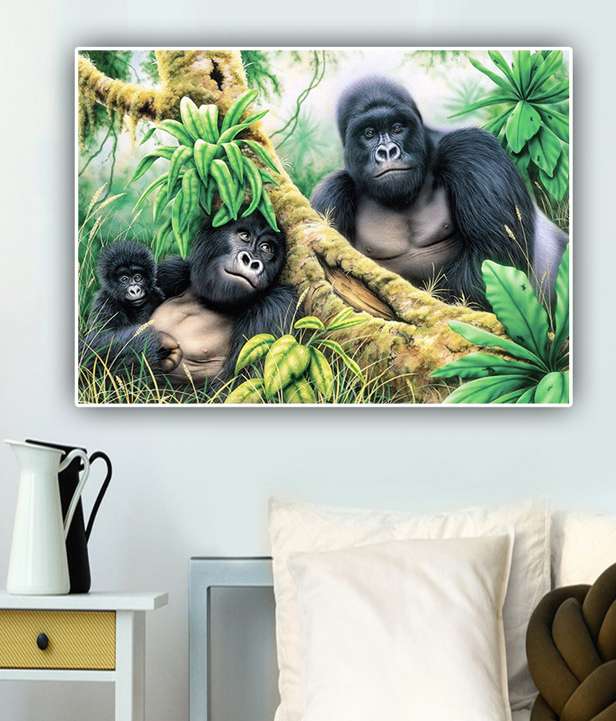 Gorilla's Diamond Painting Planet