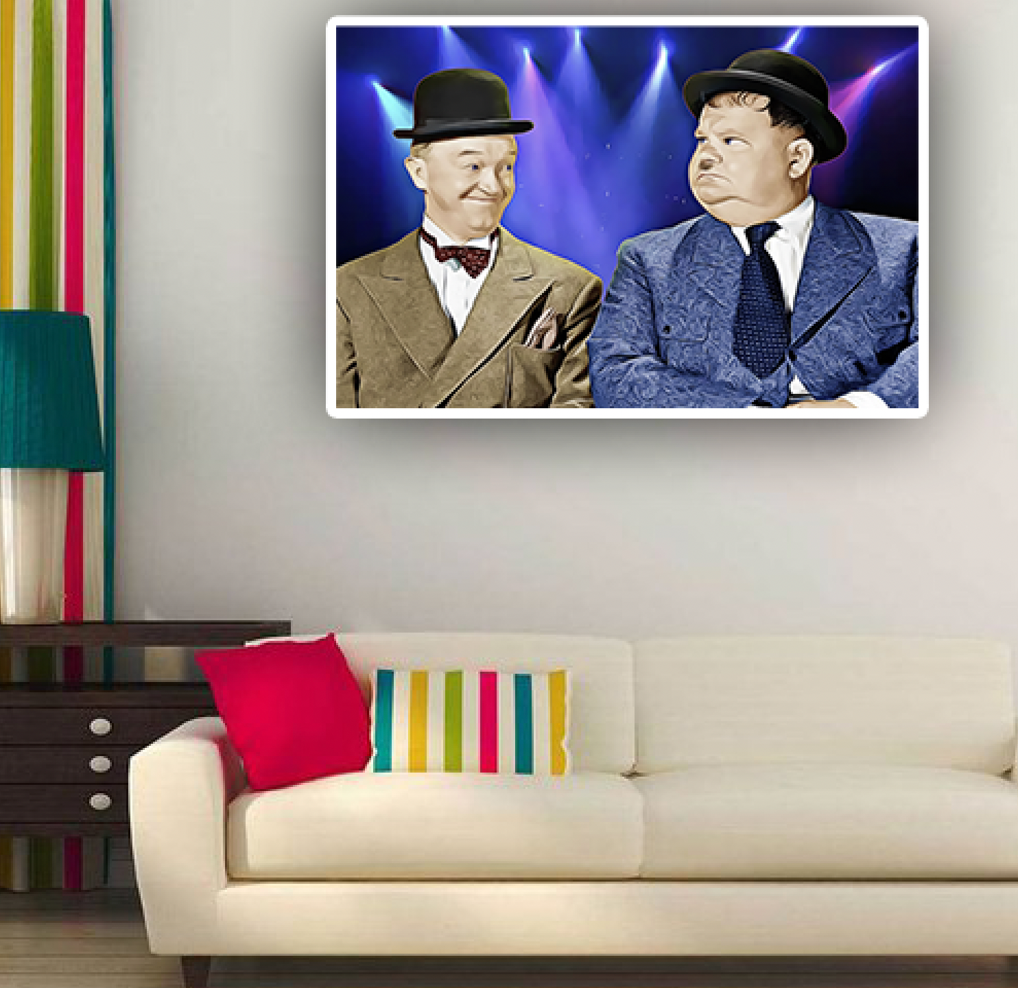 Laurel en Hardy Diamond Painting Planet