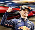 Max Verstappen portret Diamond Painting Planet