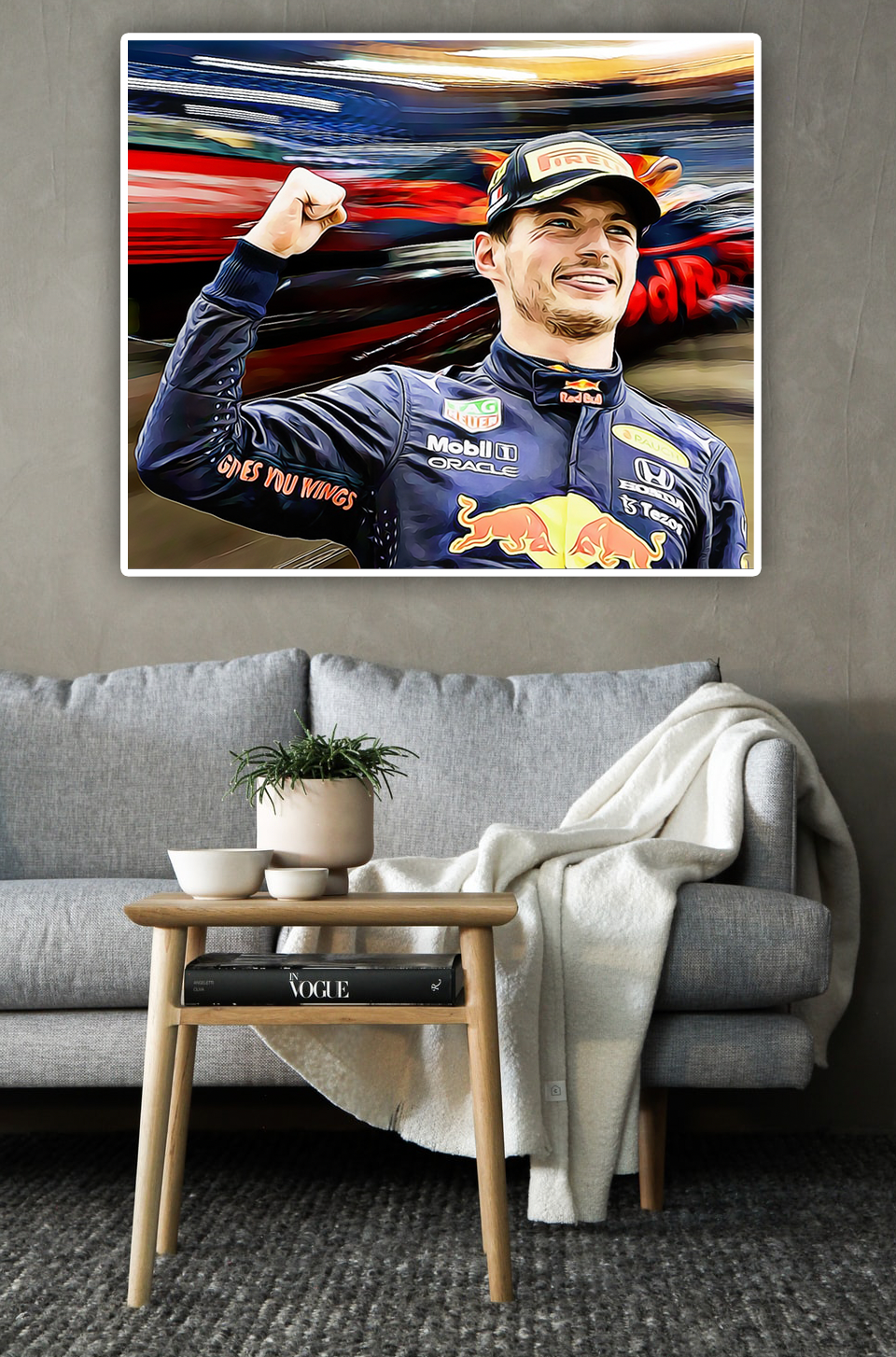 Max Verstappen portret Diamond Painting Planet