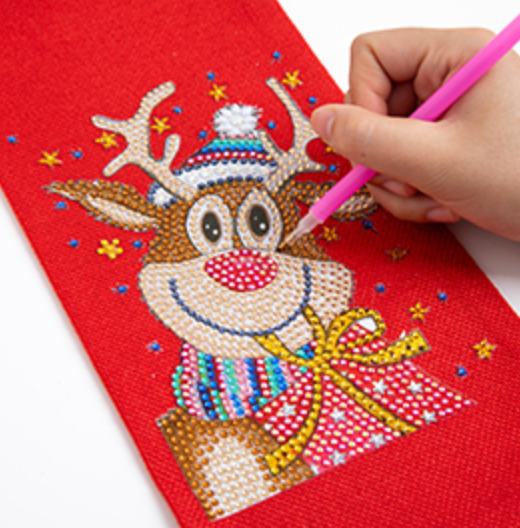 Diamond Painting Kerst Wijnzak Diamond Painting Planet